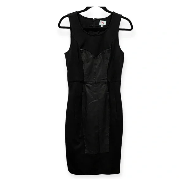 slim fit dress slacks Mocha Sleeveless Ribbed Fitted Midi Dress main image 0